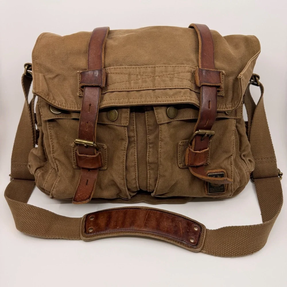 Belstaff 556 Colonial Shoulder Bag in Mountain Brown - Picture 1 of 14